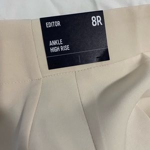 Express Editor Ankle High Rise Pant